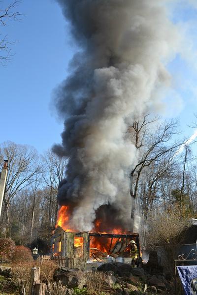 Garage Fire - Hauck Rd. - 11/21/2013